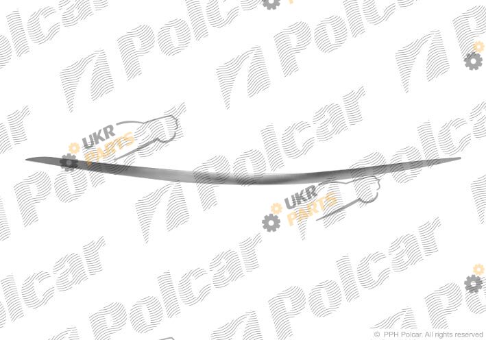 Накладка бампера Polcar 501707-6