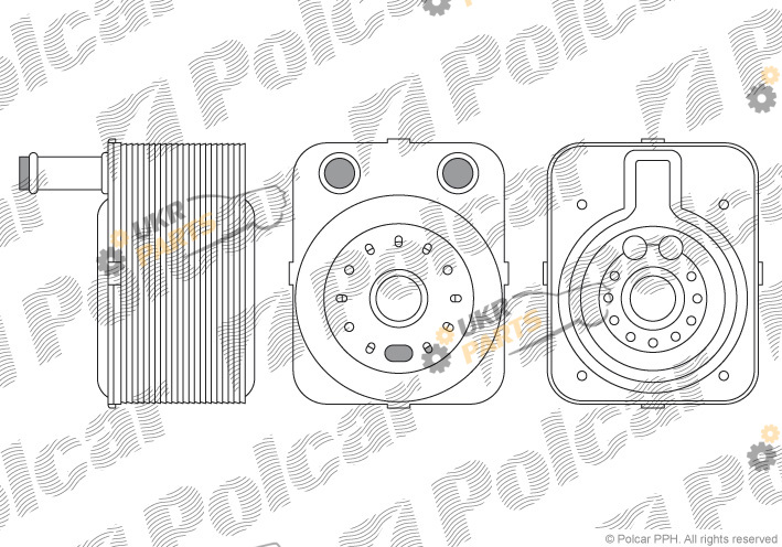 Масляный радиатор Polcar 1323L8-3