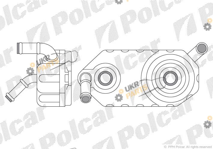 Масляный радиатор Polcar 6713L8-1