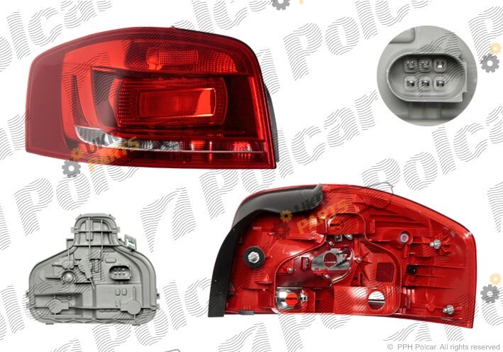Задний фонарь Polcar 133288-U