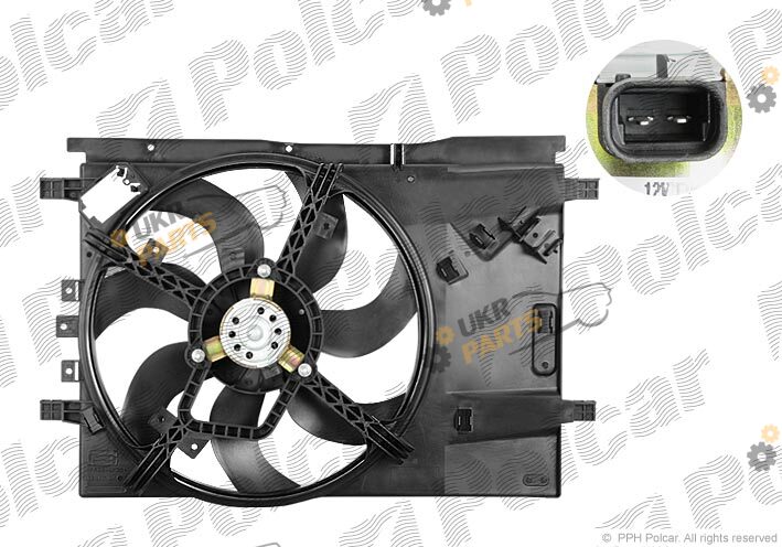 Вентилятор охлаждения двигателя Polcar 302423W5