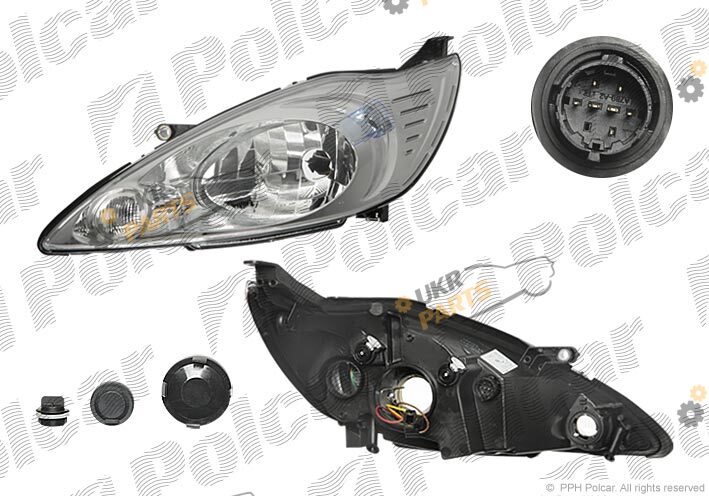 Основная фара Polcar 323309-E