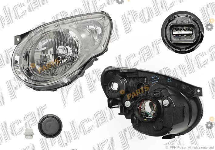 Основная фара Polcar 4107101E