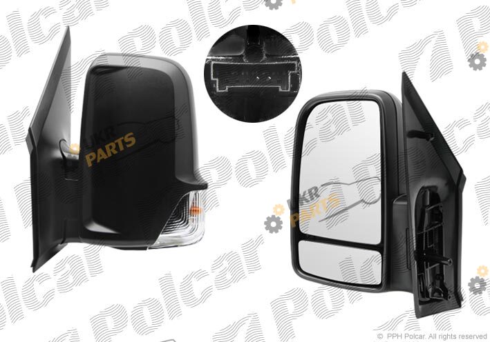 Наружное зеркало Polcar 506551-M