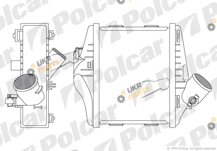 Интеркулер Polcar 5098J82X