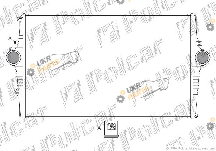 Интеркулер Polcar 9080J8-2