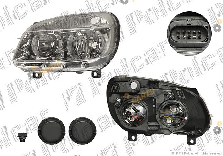 Основная фара Polcar 304110-E