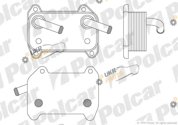 Масляный радиатор Polcar 9040L81X