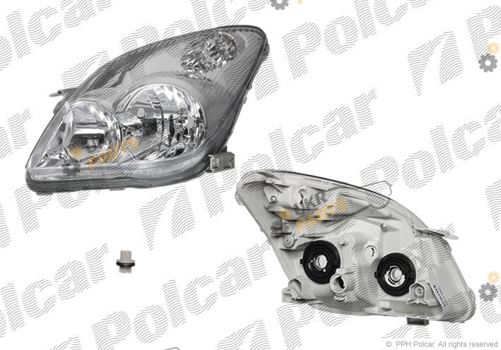 Основная фара Polcar 818509-E