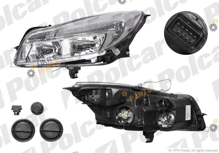 Основная фара Polcar 552009-E