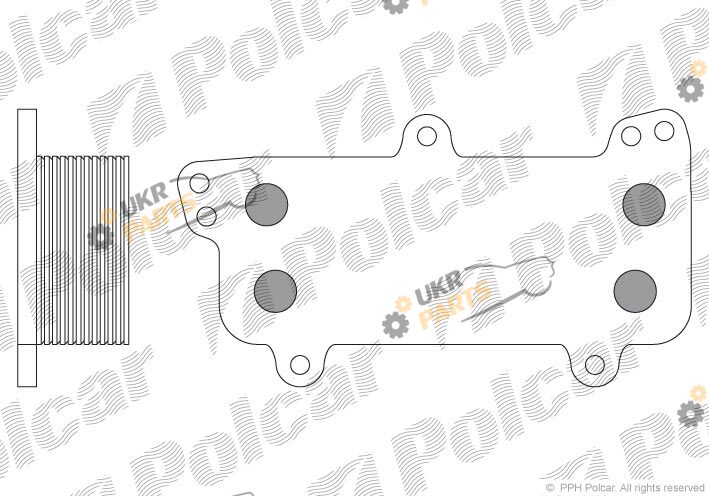 Масляный радиатор Polcar 9568L8-1
