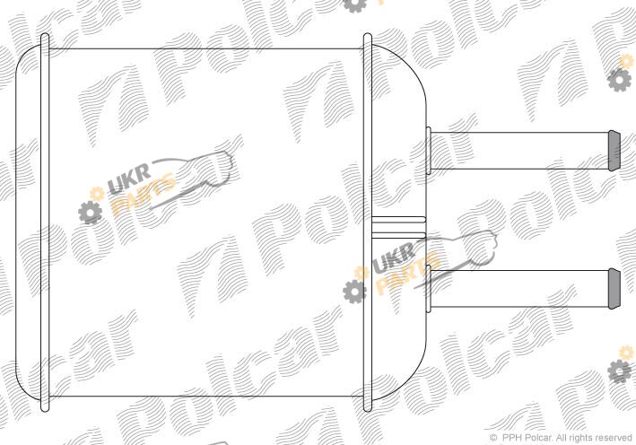 Радиатор печки Polcar 2902N8A1