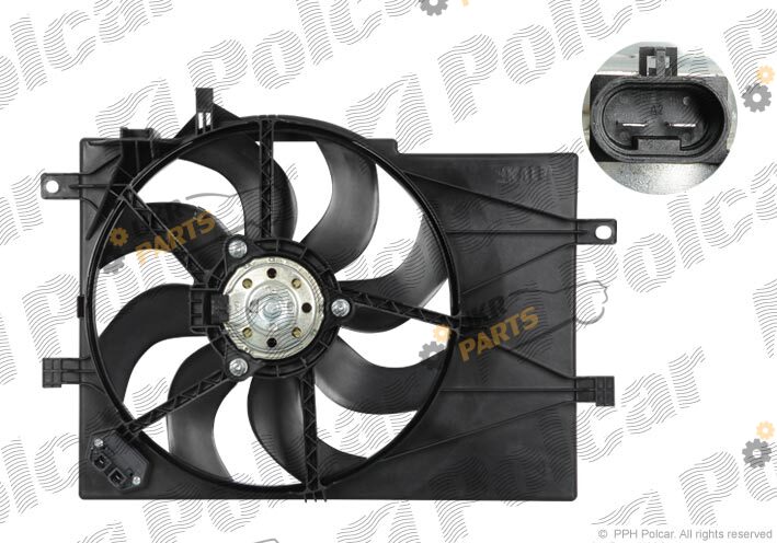 Вентилятор охлаждения двигателя Polcar 300623W7