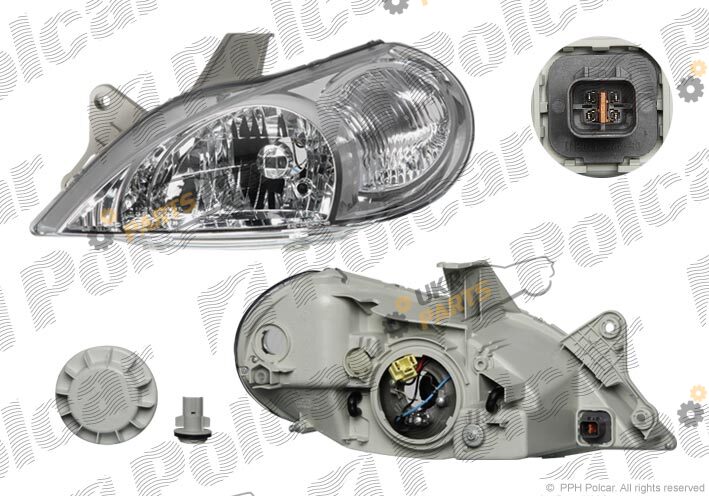 Основная фара Polcar 411509-E
