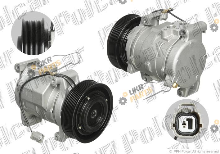 Компрессор кондиционера Polcar 3833KS-1