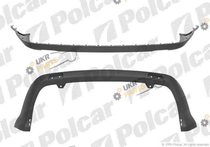 Спойлер бампера Polcar 320299-1
