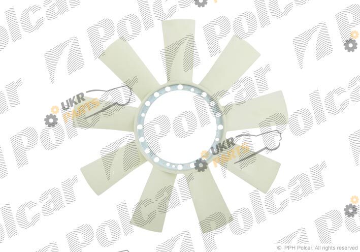 Крыльчатка вентилятора охлаждения двигателя Polcar 506123F2