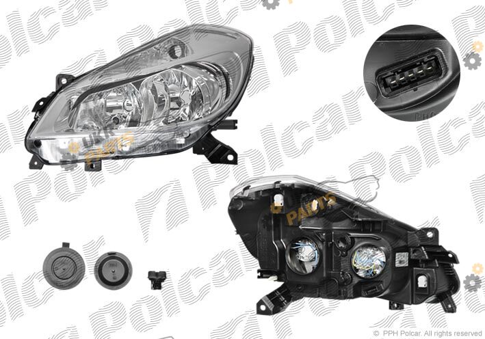 Основная фара Polcar 6055097V