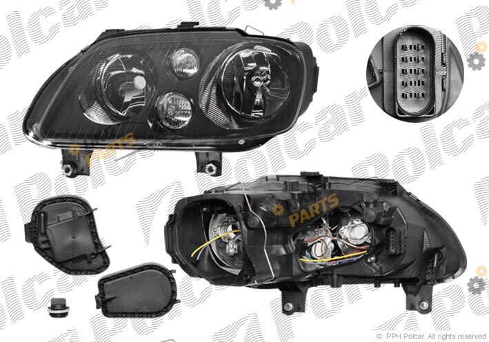 Основная фара Polcar 9578094E