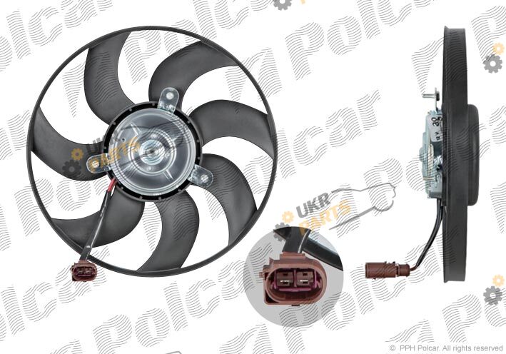 Вентилятор охлаждения двигателя Polcar 133123U3-1