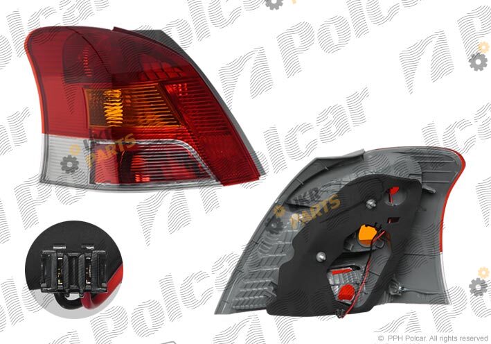 Задний фонарь Polcar 817288-E