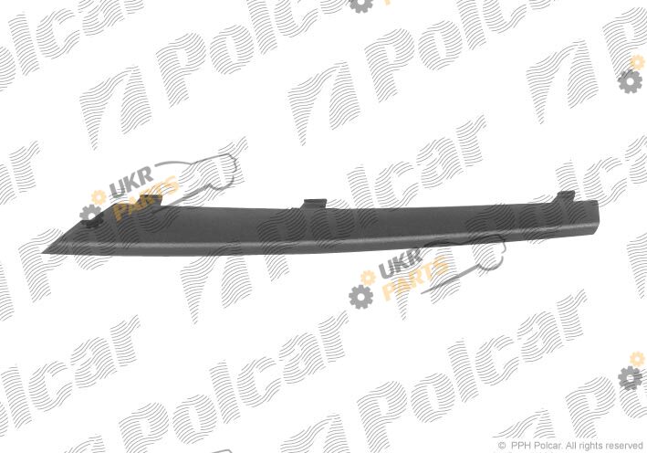 Облицовка бампера Polcar 204227-5