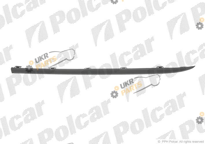 Спойлер бампера Polcar 504425-2