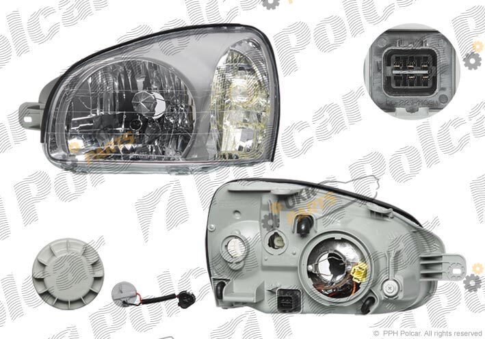 Основная фара Polcar 4050101E
