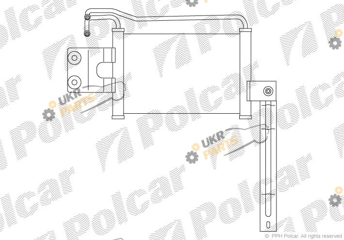 Масляный радиатор Polcar 4051L81X