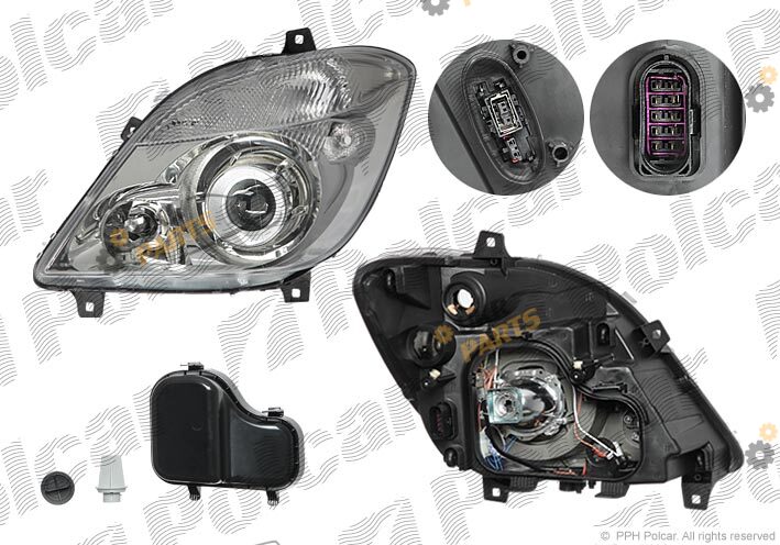 Основная фара Polcar 5065102E