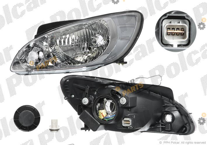 Основная фара Polcar 404410-E