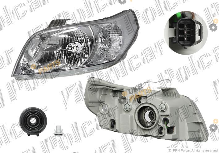 Основная фара Polcar 251509-E
