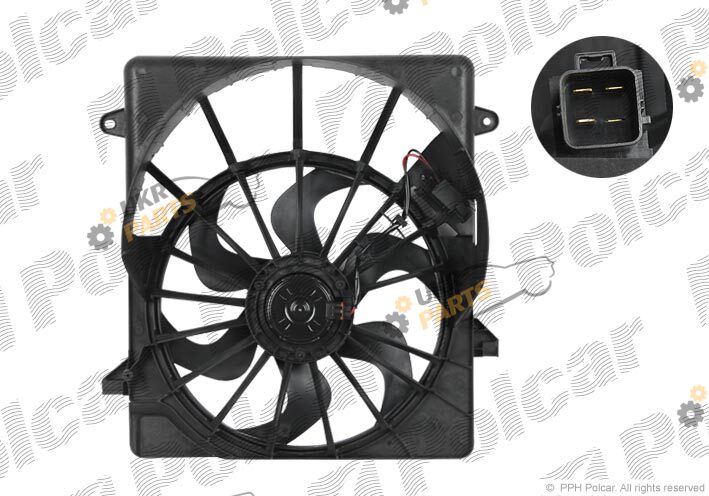 Вентилятор охлаждения двигателя Polcar 341123W1
