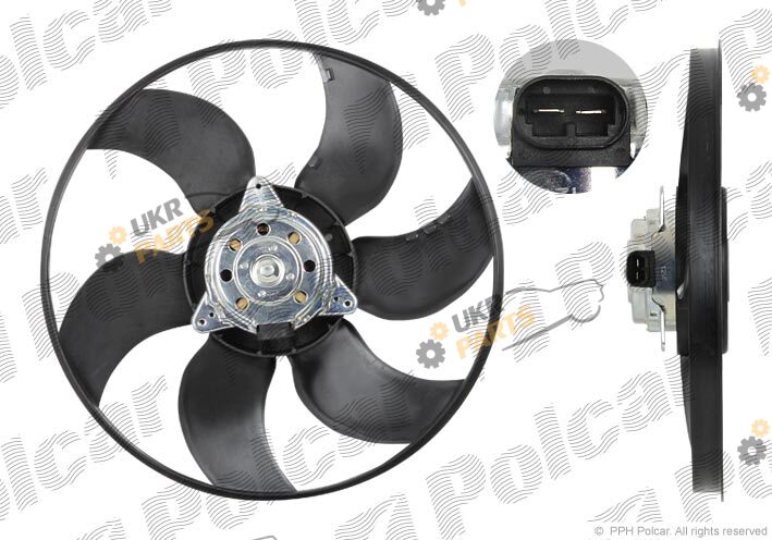Вентилятор охлаждения двигателя Polcar 600723U2