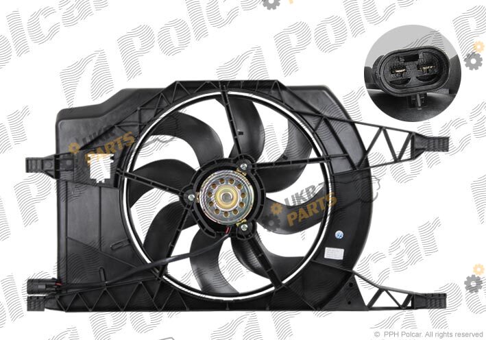 Вентилятор охлаждения двигателя Polcar 603723W2