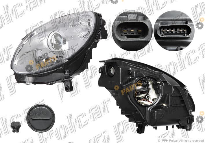 Основная фара Polcar 503609-H