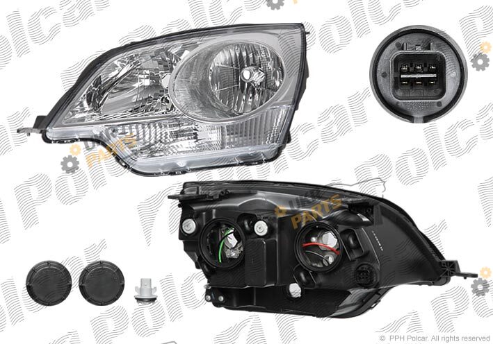 Основная фара Polcar 556509-E