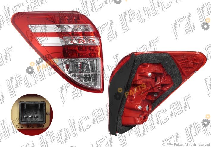 Задний фонарь Polcar 814987-E