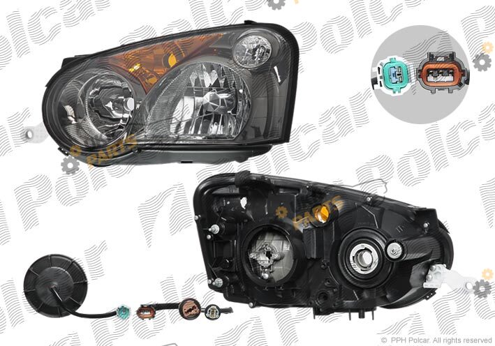 Основная фара Polcar 721310-E