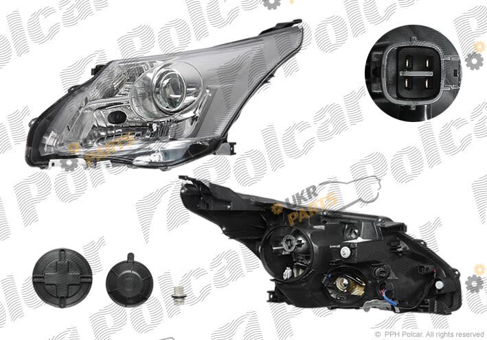 Основная фара Polcar 812710-E
