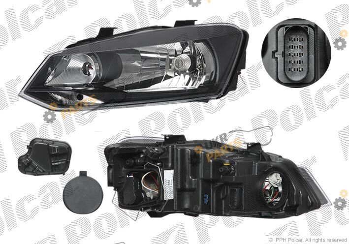 Основная фара Polcar 953309-E