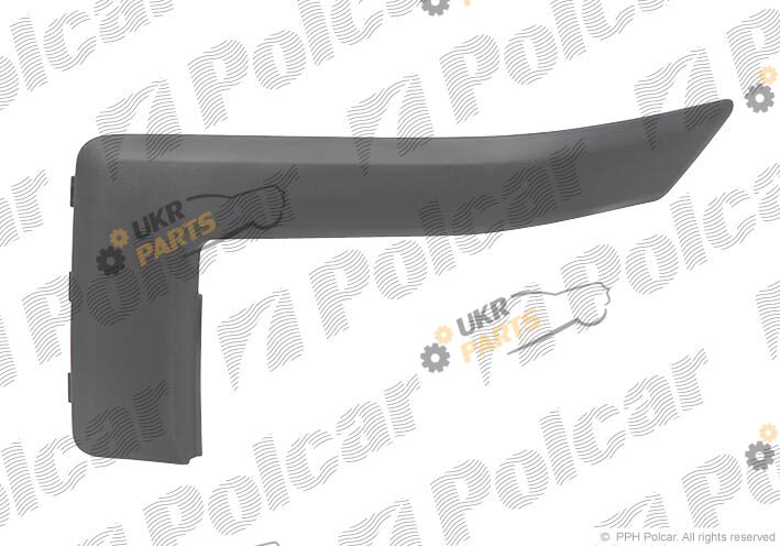 Накладка бампера Polcar 325807-6