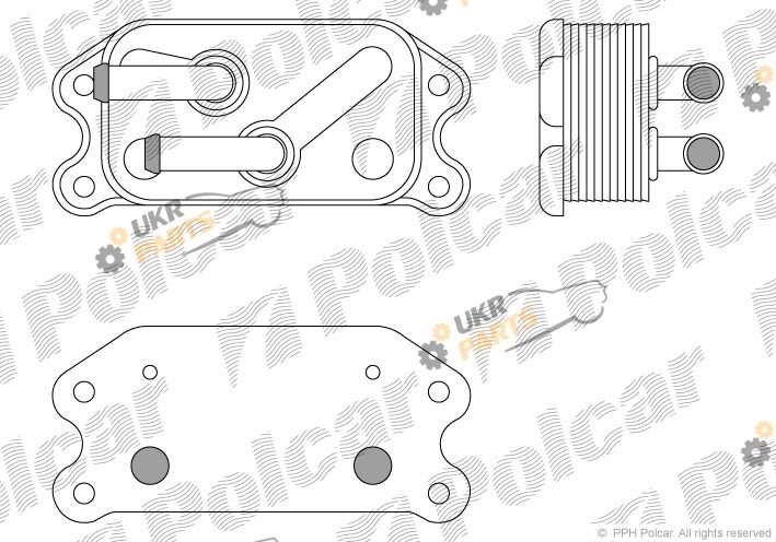 Масляный радиатор Polcar 9082L82X
