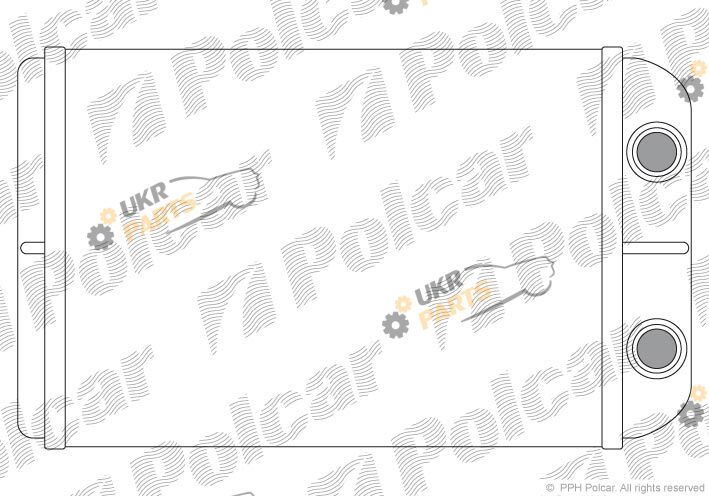 Радиатор печки Polcar 3030N8-1