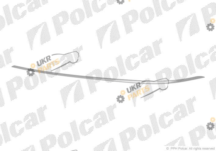 Накладка бампера Polcar 501807-5
