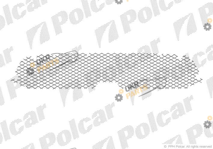 Решетка радиатора Polcar 523805