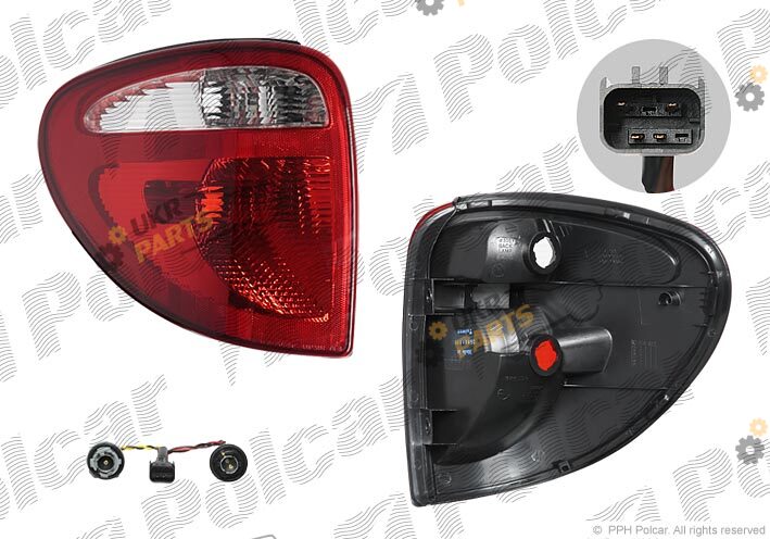 Задний фонарь Polcar 242187-0