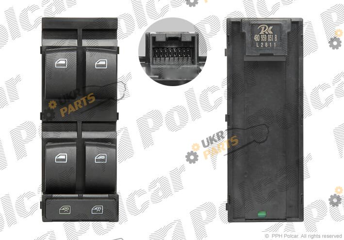 Кнопка стеклоподьемника Polcar 1327P-70