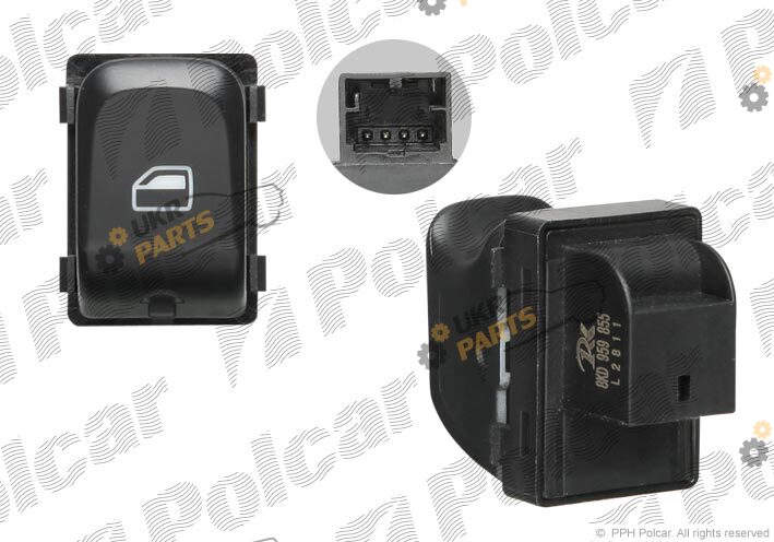 Кнопка стеклоподьемника Polcar 1337P-71