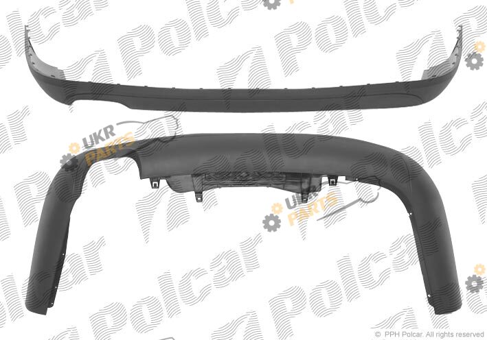 Спойлер бампера Polcar 955599